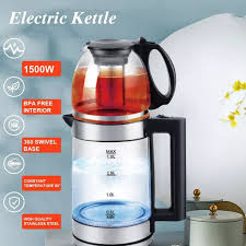 Double Glass Electric Kettle 1 8l With