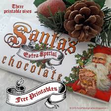 Quick & easy to make printable christmas candy bar wrappers. Party Planning Free Santa Claus Christmas Candy Bar Wrappers