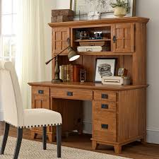 Ultimate list of diy computer desk ideas with detailed plans! Three Posts Ferryhill Solid Wood Desk With Hutch Reviews Wayfair Ca