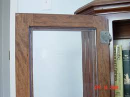 Securing Glass In A Cabinet Door