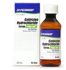 cetirizine hcl 1 mg ml syrup