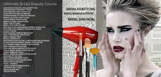 bridal hair styling and makeup courses