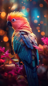 parrot bird 4k wallpaper iphone hd
