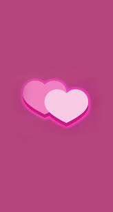 pink heart wallpaper aesthetic 4k full