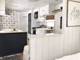 Feeling squished around the table in your camper or rv? This Farmhouse Camper Was Transformed For 500 Mountain Modern Life