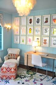 Sick of all those smiling faces? Creative Ways To Display Kids Art