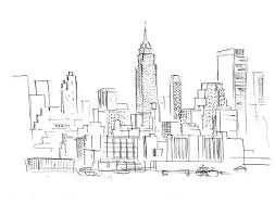 See more ideas about free clip art, clip art, print and cut. Drawing Skyscrapers New York Art Print Art Com