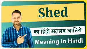 shed meaning in hindi shed ka matlab