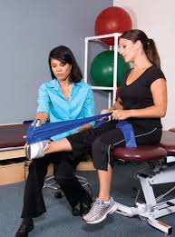 CardioFlex physical therapists help patients improve their ankle flexibility