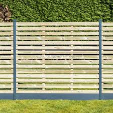 Contemporary Fence Panels With Metal