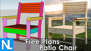 free patio chair instructions simple