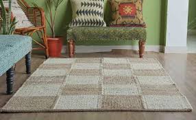 unique natural jute hemp rug ideal as a