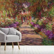 Claude Monet Garden Pathway Wall Mural