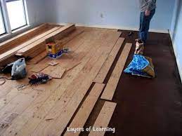real wood floors made from plywood