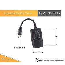 outdoor plug in wireless remote timer