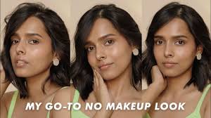 no makeup look more skin less makeup