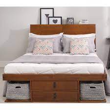Platsa white, bed with storage, depth storage space: Copper Grove Rivne Storage Platform Bed With Drawers On Sale Overstock 29106918