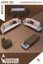 the sims 4 sofa set cc ts4 furniture