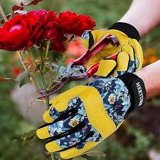Merturn Tough Leather Gardening Gloves