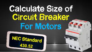 circuit breaker size calculation