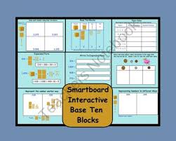 Smartboard Interactive Place Value Base Ten Blocks