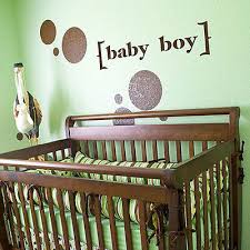 Baby Boy Wall Stencil Quote Reusable