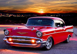 a show stopping 1957 bel air on air ride
