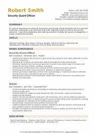 To write a winning objective for your security guard resume that increases your chances of being selected for the position is not a difficult thing to do. Security Guard Sample Resume For With Experience Objective Officer Hudsonradc
