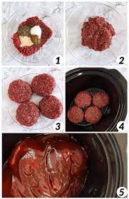 crock pot barbeque burgers dizzy busy