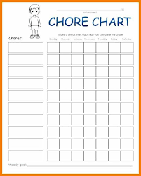 Chore List For Adults Chore List For Kids Chore List