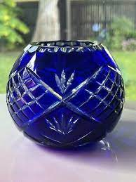 Clear Crystal Glass Vase Diamond Star
