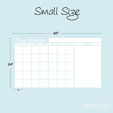 Monthly Wall Calendar Id403 Dry Erase