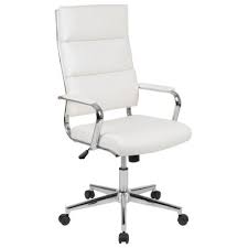 Made of metal and finished in chrome, with removable keyboard tray. White Office Chairs Home Office Furniture The Home Depot