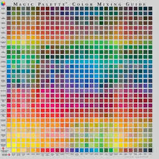 Magic Palette Color Mixing Guide Studio 841 Hues