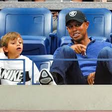 Tiger woods' son, charlie woods, is assuming his father's mantle. Tiger Woods To Play Alongside 11 Year Old Son Charlie At Florida Tournament Tiger Woods The Guardian