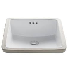 White Ceramic Bathroom Sink Kraus Usa