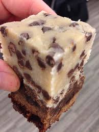chocolate chip cookie dough brownies