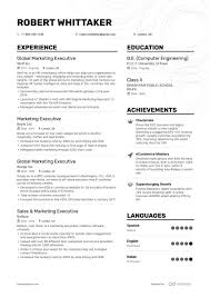 A resume headline is a brief statement that summarises the value you bring to the job. Marketing Executive Resume Examples Pro Tips Featured Enhancv