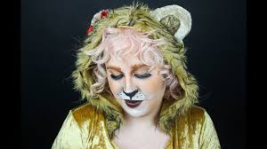 cowardly lion halloween makeup tutorial