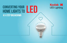 Converting Your Home Lights To Led A 5 Step Breakdown Kodak Led Lighting Spotlite Lenawee Lighting