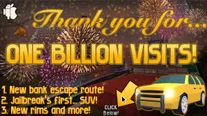 Roblox jailbreak has achieved 3 billion total visits! Billion Plays Jailbreak Roblox Roblox Pictures Roblox Jail