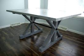Diy A Farmhouse Table Modernizing The