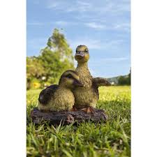Ducklings Garden Statue
