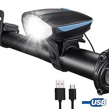 Bike Light Usb Bike Light Bicycle Headlight With Super Loud Bike Horn 120 Db Super Bright Waterproof 3 Lighting Modes Usb Rechargeable Bicycle Light Buy Products Online With Ubuy Lebanon In Affordable Prices