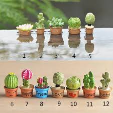 Miniature Flower Figurine Mini Plants