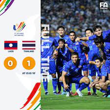 ผลบอลซีเกมส์ 2021 ทีมชาติไทย ชนะ ทีมชาติลาว เข้ารอบที่ 1 กลุ่มบี
