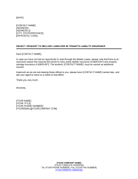 Sample Letter For Request To Include Landlord In Tenant S Liability  gambar png