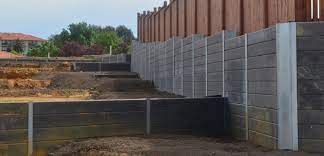 Timber Retaining Wall Design In New
