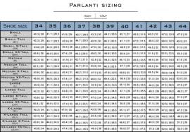 Parlanti Boots Size Chart Equestrian Lifestyle Luxury Art
