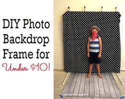 diy photo booth backdrop frame for